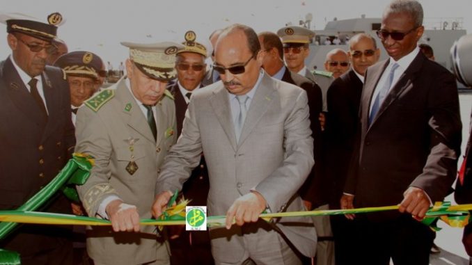 الرئيس الموريتاني يدشن البارجتين