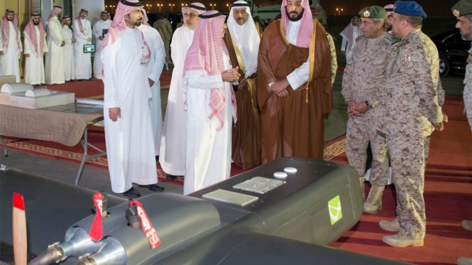 الأمير محمد بن سلمان يطلع على مشروع إنتاج طائرة بدون طيار