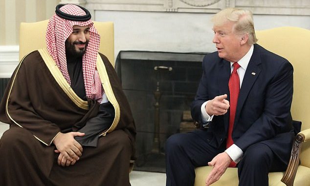 وزير الدفاع السعودي والرئيس الأميركي وزير الدفاع السعودي والرئيس الأميركي