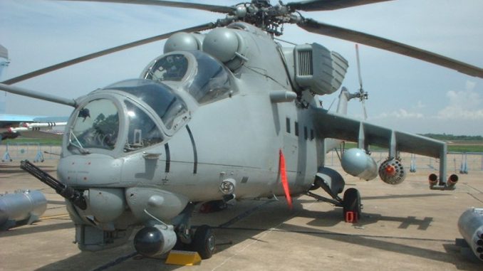 مروحية Mi-25 الأفغانية مروحية Mi-25 الأفغانية