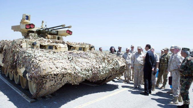 مدرعة "BMPT - 72" في سوريا مدرعة "BMPT - 72" في سوريا
