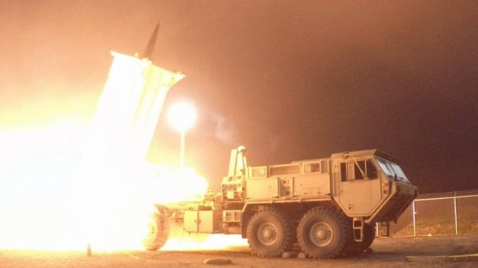 لقطة من اختبار منظومة ثاد (AFP) لقطة من اختبار منظومة ثاد (AFP)