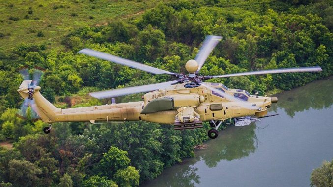 النسخة الجديدة من مروحية الصياد الليلي من نوع "مي-28 أو بي" (صورة أرشيفية) مروحية صياد الليل