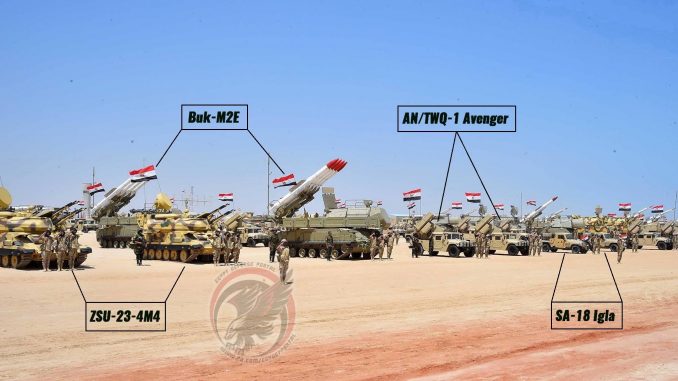 لقطة للمنظومات التابعة لوحدات الدفاع الجوي المصري لقطة للمنظومات التابعة لوحدات الدفاع الجوي المصري
