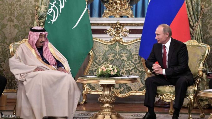 الرئيس الروسي والعاهل السعودي الرئيس الروسي والعاهل السعودي