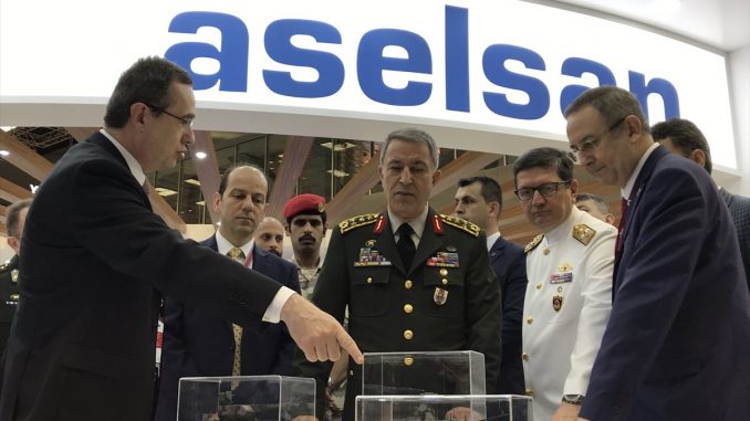 منصة عرض شركة أسيلسان التركية في ديمدكس 2018 في 12 آذار/ مارس منصة عرض شركة أسيلسان التركية في ديمدكس 2018 في 12 آذار/ مارس