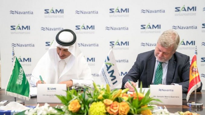 السعودية للصناعات العسكرية و نافانتيا الإسبانية تطلقان مشروع سامي نافانتيا للصناعات البحرية السعودية للصناعات العسكرية و نافانتيا الإسبانية تطلقان مشروع سامي نافانتيا للصناعات البحرية