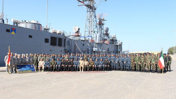 لقطة من فاعليات التدريبات المشتركة "الصباح -1 / اليرموك -4" بين القوات المسلحة المصرية والكويتية (صفحة المتحدث الرسمي للقوات المسلحة المصرية) تدريب عسكري