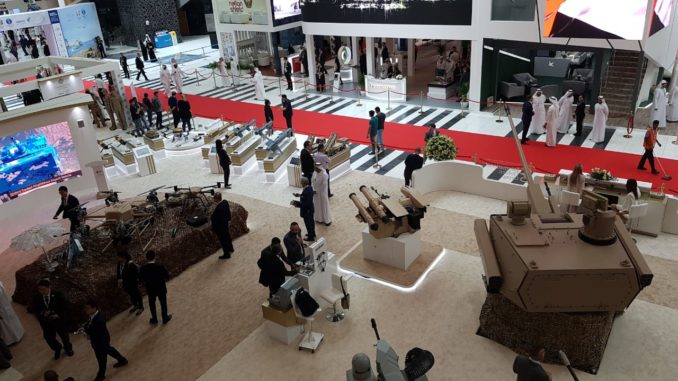 لقطة من معرض آيدمس 2019 الذي انطلق في 17 شباط/فبراير في أبوظبي (الأمن والدفاع العربي - صورة خاصة) آيدكس 2019