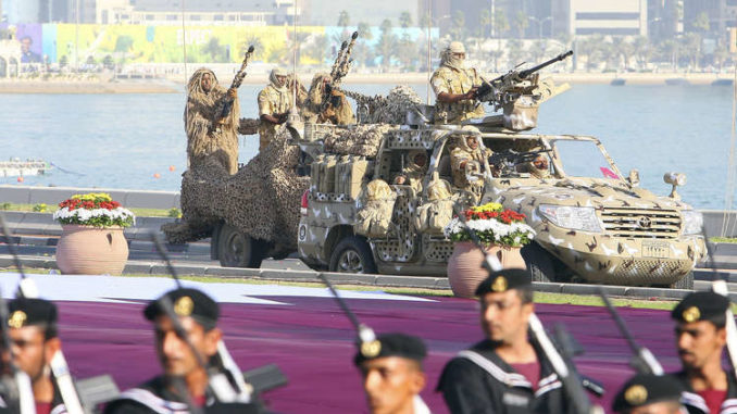 عناصر من القوات المسلحة القطرية (صورة أرشيفية) الجيش القطري