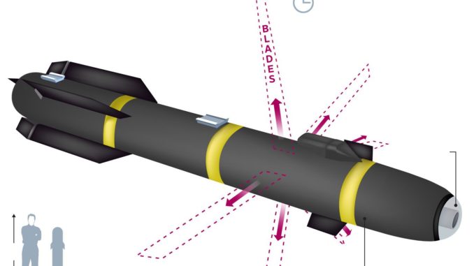 رسم لصاروخ نينجا السري Javelin R9X رسم لصاروخ نينجا السري Javelin R9X