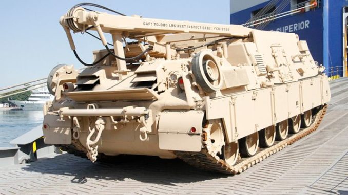 عربة نجدة M88A2 تسلّمها الجيش اللبناني في 29 أيار/ مايو 2019 من السلطات الأميركية عربة نجدة M88A2