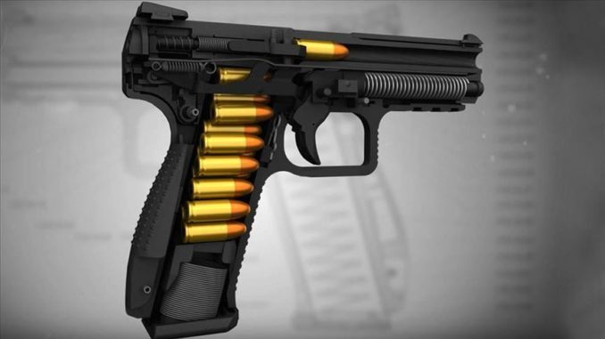 لقطة للمسدس التركي محلي الصنع TP9 (وكالة الأناضول) مسدس تركي