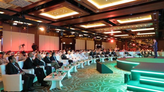 لقطة من المؤتمر الدولي للحد من الجريمة في دبي والذي أقيم في كانون الأول/ديسمبر 2019 (وكالة الأنباء الإماراتية) الحد من الجريمة
