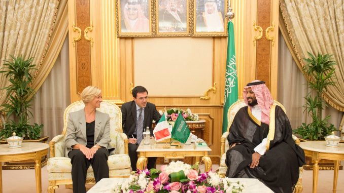 وزيرا الدفاع السعودي والإيطالية- التعاون العسكري وزيرا الدفاع السعودي والإيطالية- التعاون العسكري