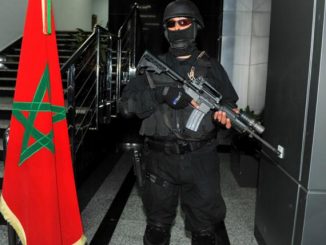 عنصر من الأمن المغربي