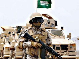 عنصر من القوات المسلحة السعودية