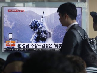 تجربة صاروخية لكوريا الشمالية في أبريل 2016
