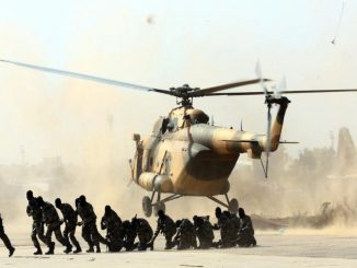 قوات ليبية في قاعدة طرابلس الجوية
