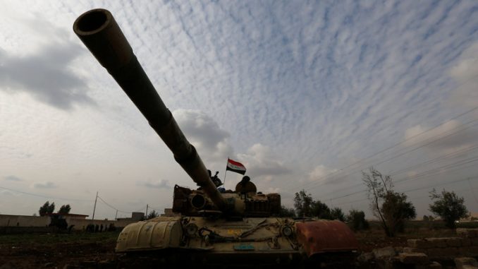 دبابة تابعة للجيش العراقي