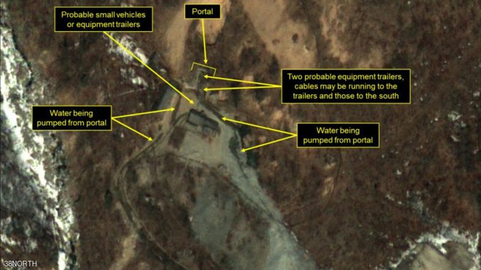 صورة بالأقمار الصناعية لأنشطة بموقع نووي بكوريا الشمالية (سكاي نيوز)