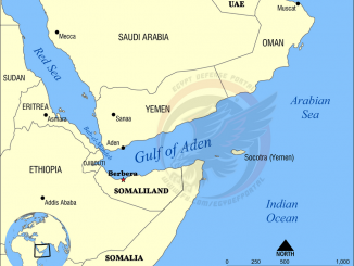 خريطة باب المندب وجمهورية أرض الصومال