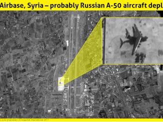 صور للأقمار الإصطناعية الإسرائيلية تظهر الطائرة الروسية في سوريا