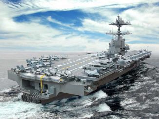 حاملة الطائرات الأميركية الأحدث USS Gerald Ford