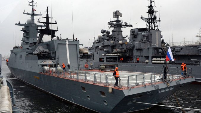 سفن حربية روسية