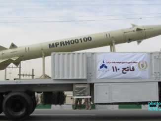 صاروخ فاتح 110 الإيراني (صورة أرشيفية)