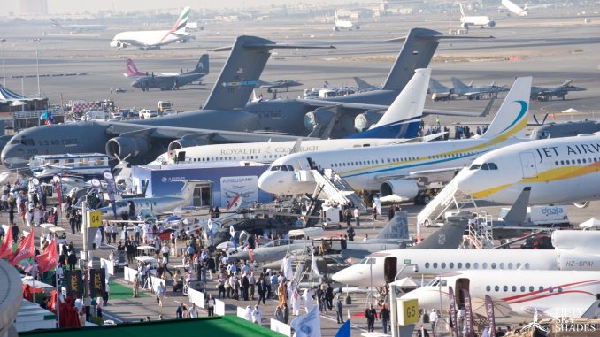 لقطة من معرض دبي للطيران السابق