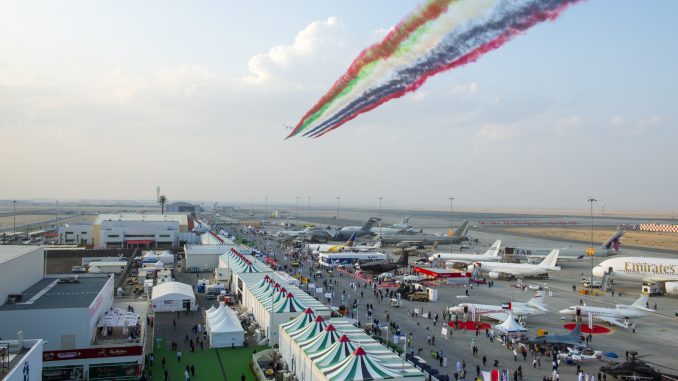 لقطة من معرض دبي للطيران السابق