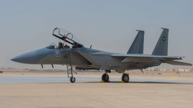 مقاتلة F-15SA تابعة للقوات الجوية السعودية مقاتلة F-15SA تابعة للقوات الجوية السعودية