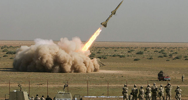 تجربة إطلاق صاروخ إيراني في موقع غير معروف في إيران