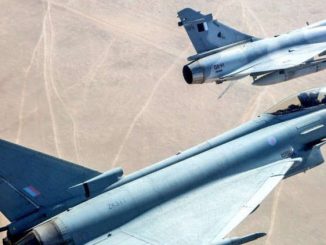 مقاتلات قطرية في التدريبات العسكرية الجوية