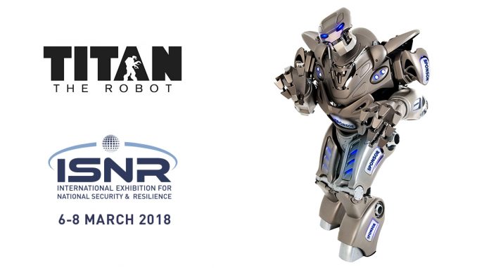 روبوت Titan الذي سيتم عرضه خلال فعاليات آيسنار أبوظبي 2018 روبوت Titan الذي سيتم عرضه خلال فعاليات آيسنار أبوظبي 2018