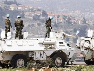 قوات اليونيفيل على الحدود اللبنانية