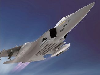 نموذج عن مقاتلة KF-X الكورية (شركة KAI)