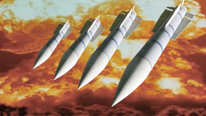 صورة توضيحية عن صواريخ نووية