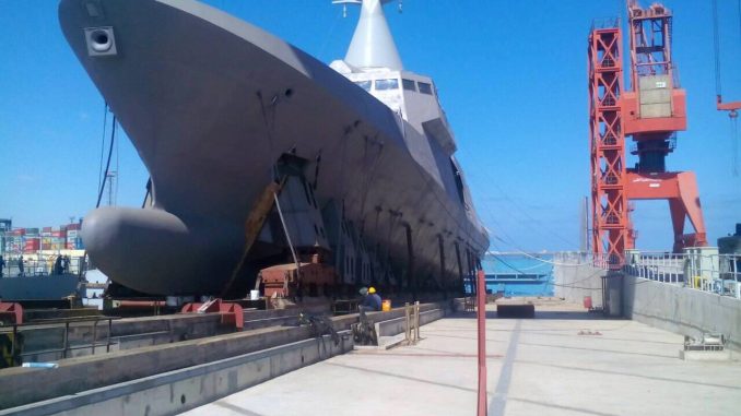 الكورفيت الشبحي المصري الثاني "بورسعيد" طراز "غويند 2500" (Gowind-2500) في ترسانة الإسكندرية البحرية (بوابة الدفاع المصرية) الكورفيت الشبحي