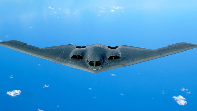 مقاتلة B-2 الشبح من إنتاج شركة Northrop Grumman الأميركية (صورة أرشيفية) مقاتلة B-2 الشبح من إنتاج شركة Northrop Grumman الأميركية (صورة أرشيفية)