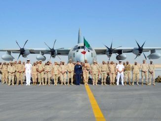 بدء توافد القوات العربية المشاركة في تدريب "درع العرب-1" إلى العديد من القواعد الجوية والمنافذ البحرية المصرية (المتحدث الرسمي للقوات المسلحة المصرية – فيسبوك)