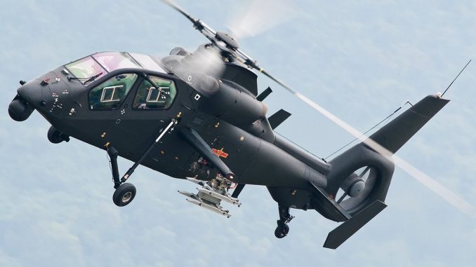 المروحية الصينية المسلحة Z-19 A (صورة أرشيفية) المروحية الصينية المسلحة Z-19 A (صورة أرشيفية)
