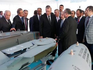 لقطة للرئيس التركي رجب طيب أردوغان خلال زيارته لحفل افتتاح البنية التحتية لتنمية التكنولوجيا الوطنية، بالعاصمة أنقرة في 31 تشرين الأول/أكتوبر 2018 (وكالة الأناضول)