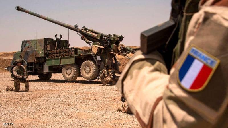 عنصر من القوات المسلحة الفرنسية في العراق