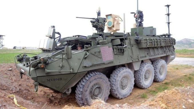 مدرعة Stryker الأميركية (صورة أرشيفية) مدرعة Stryker