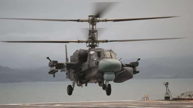 المروحية "كاتران Ka-52K" البحرية الروسية من إنتاج "المروحيات الروسية" (بوابة الدفاع المصرية) مروحية كاتران