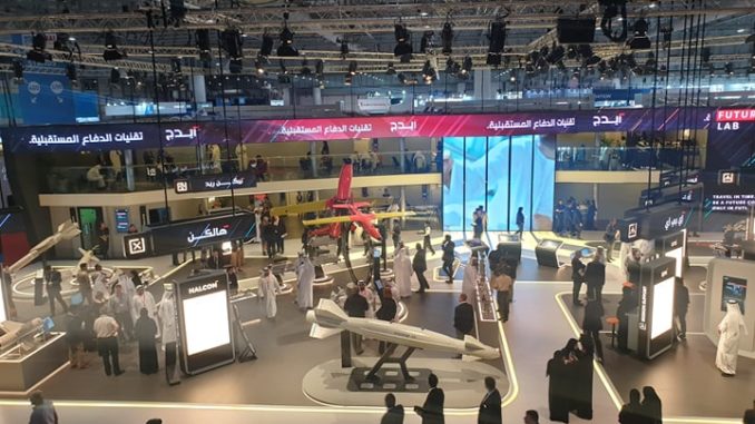 منصة عرض شركة EDGE الإماراتية خلال معرض دبي للطيران 2019 (الأمن والدفاع العربي- خاص) شركة EDGE