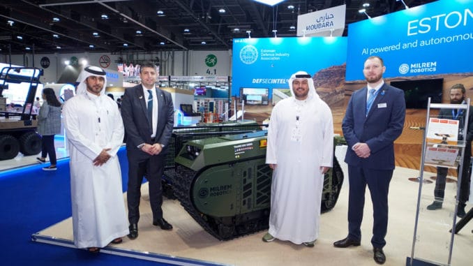 منظومة برية غير مأهولة من إنتاج Milrem Robotics وسابر للإستثمار منظومة برية غير مأهولة من إنتاج Milrem Robotics وسابر للإستثمار