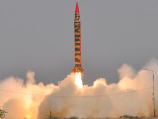 إطلاق صاروخ شاهين- 1 الباكستاني